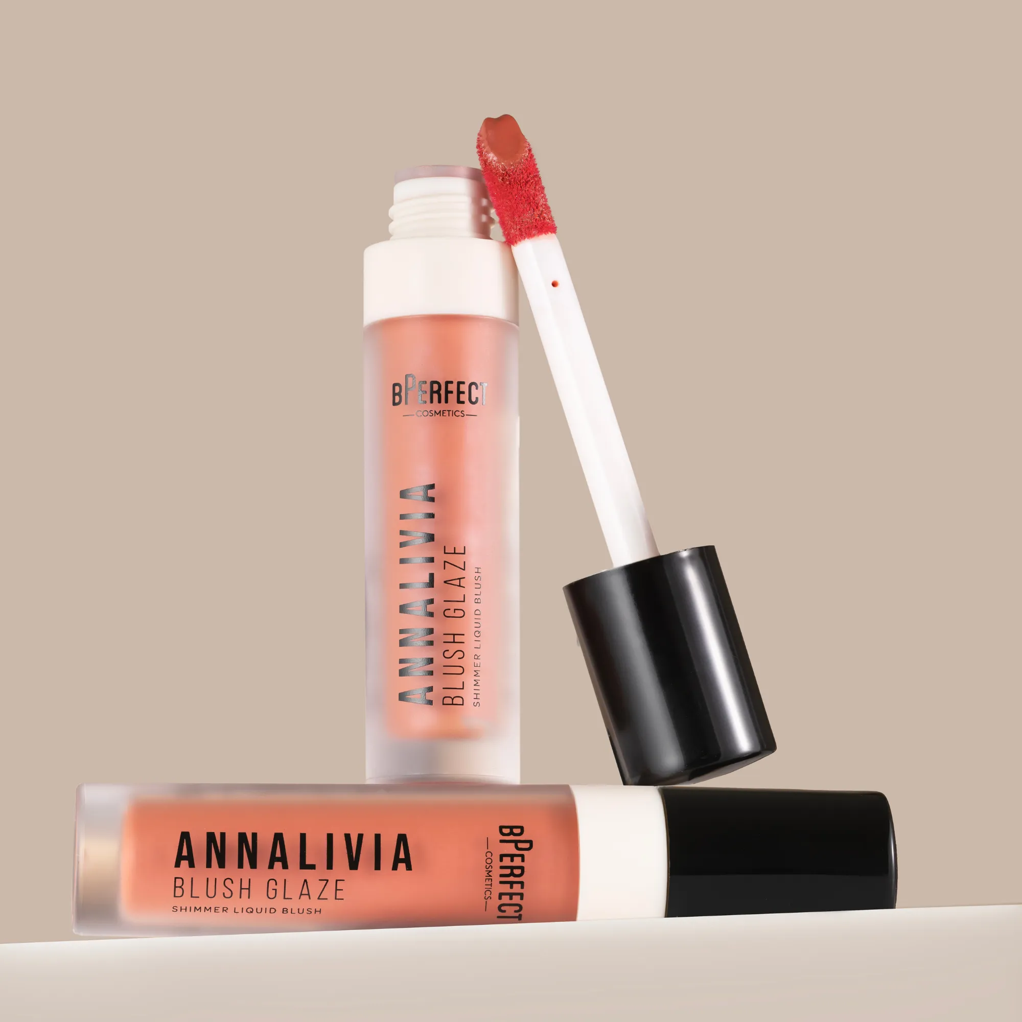BPerfect x Annalivia - Blush Glaze - Shimmer Liquid Blush - Image 4