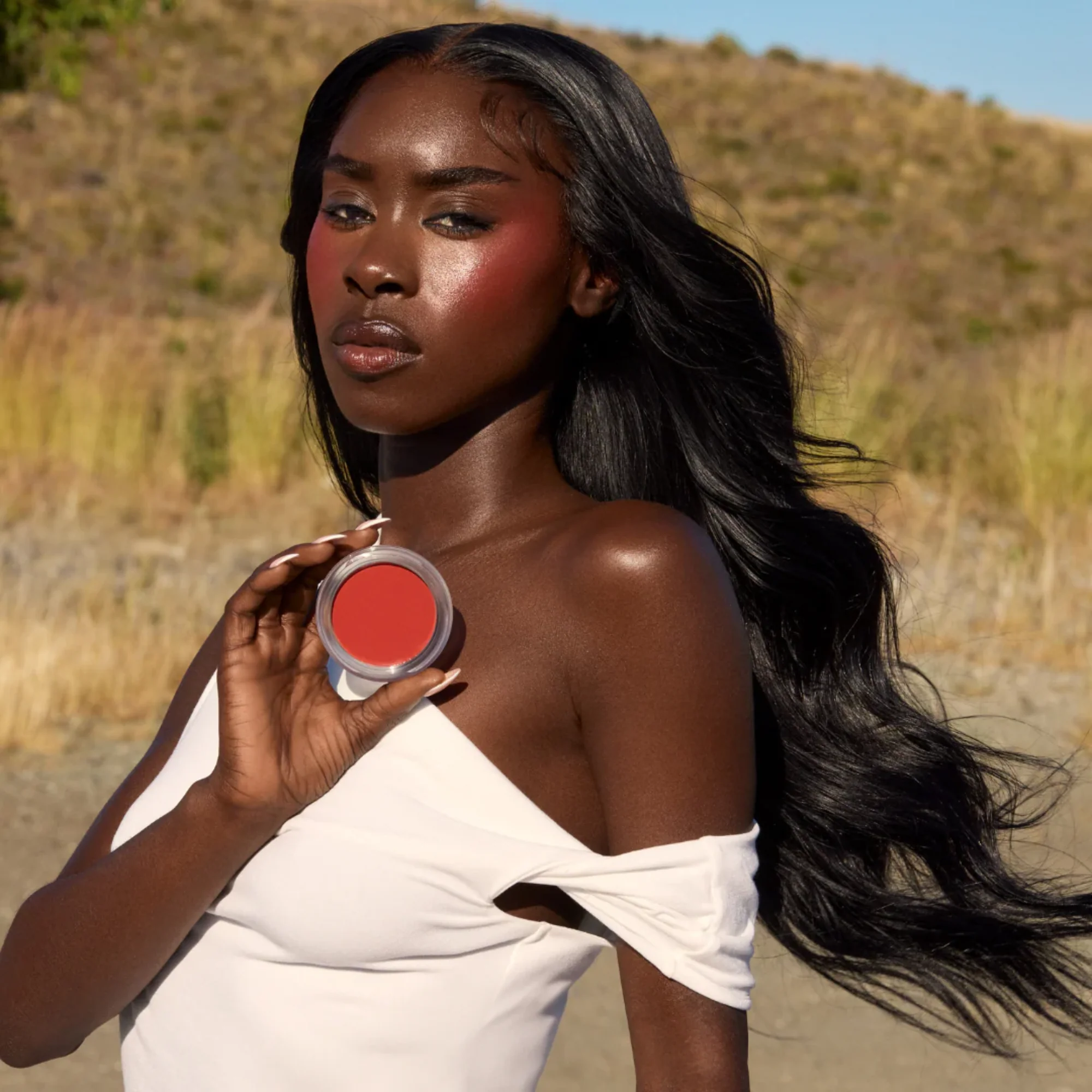 HNB Cosmetics - Glossy Skin Blush Tint - Image 4