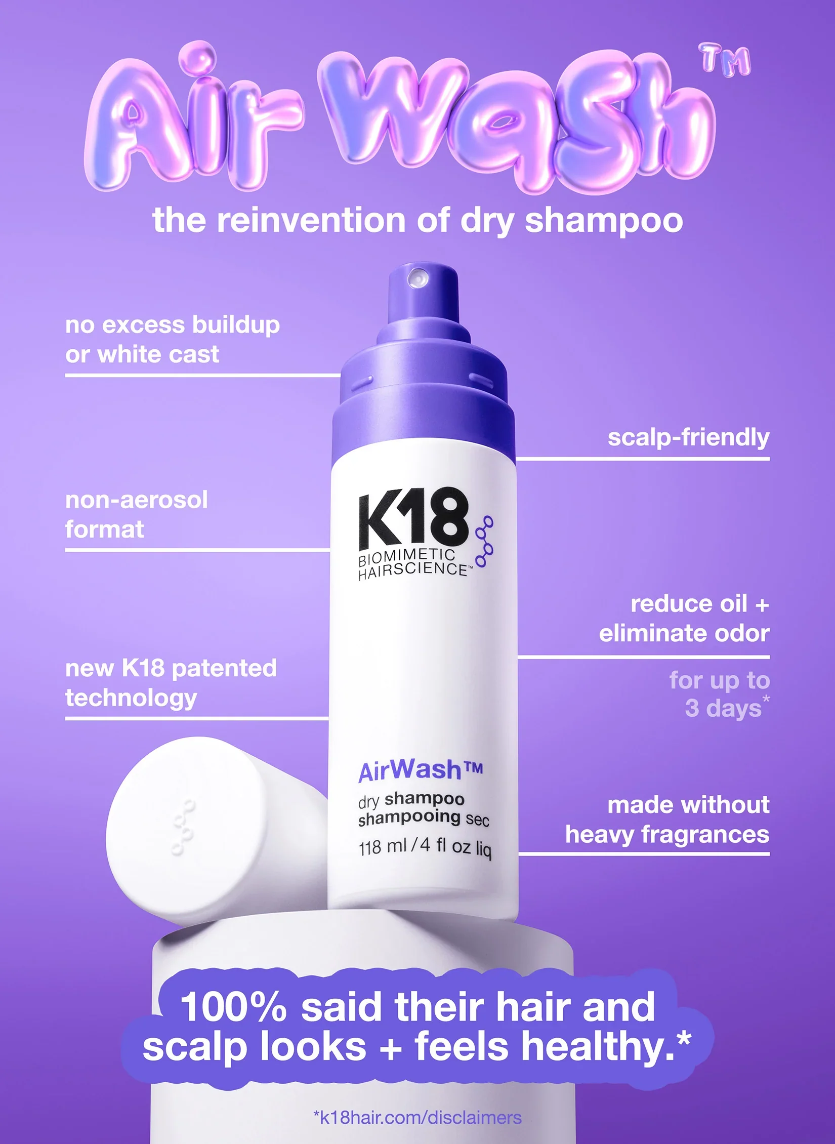 K18 - Airwash Dry Shampoo - Image 5