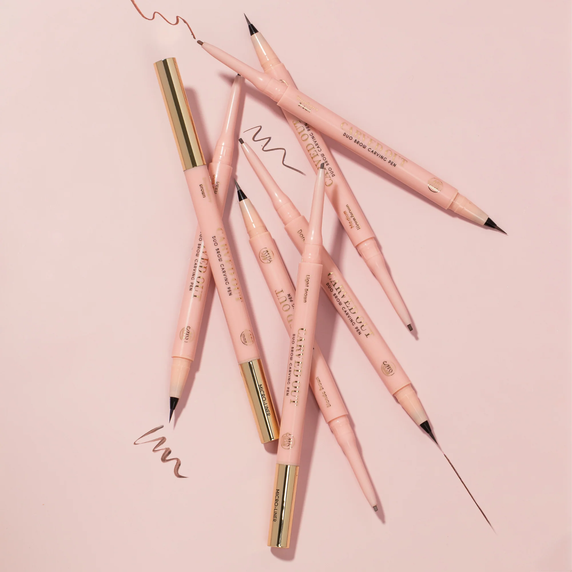 Mrs Glam - Carved Out Duo Brow Carving Pen - Image 2