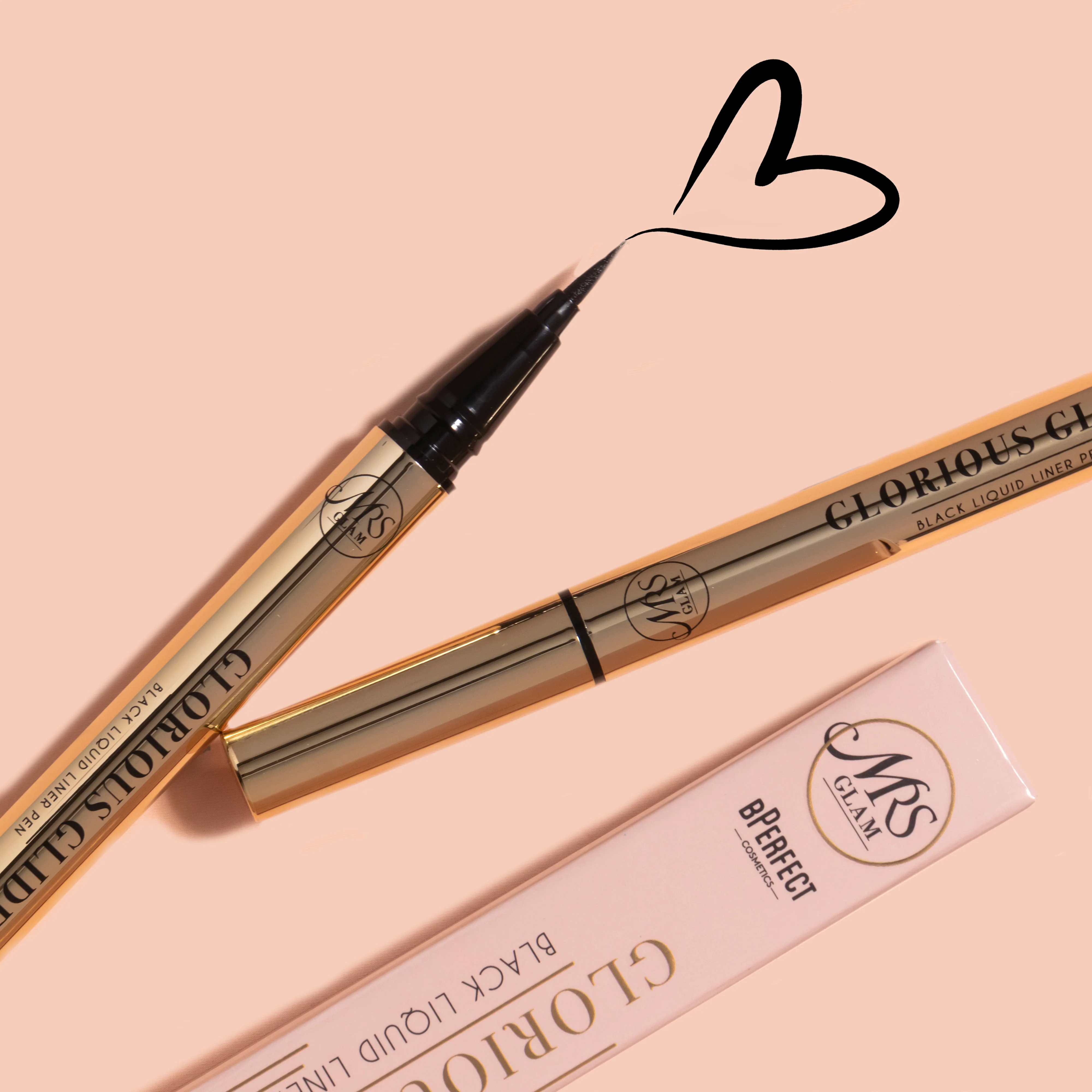 Mrs Glam - Glorious Glide Liquid Liner Pen - Black - Image 2