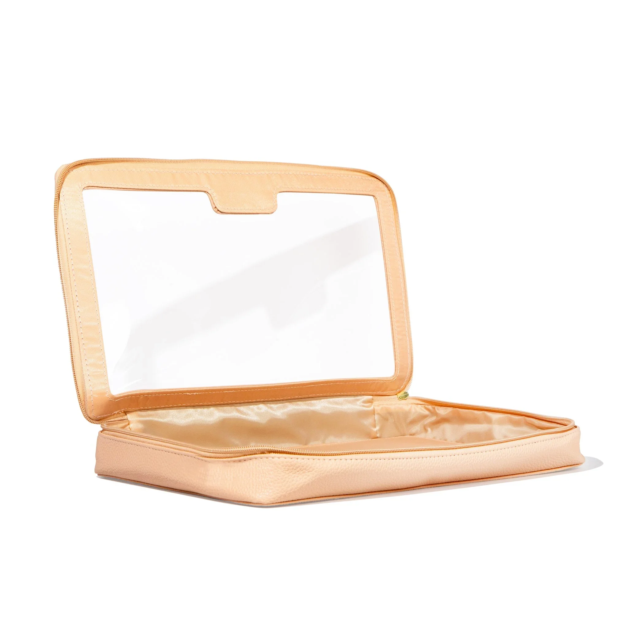 Mrs Glam - Luxurious Peach Makeup Bag