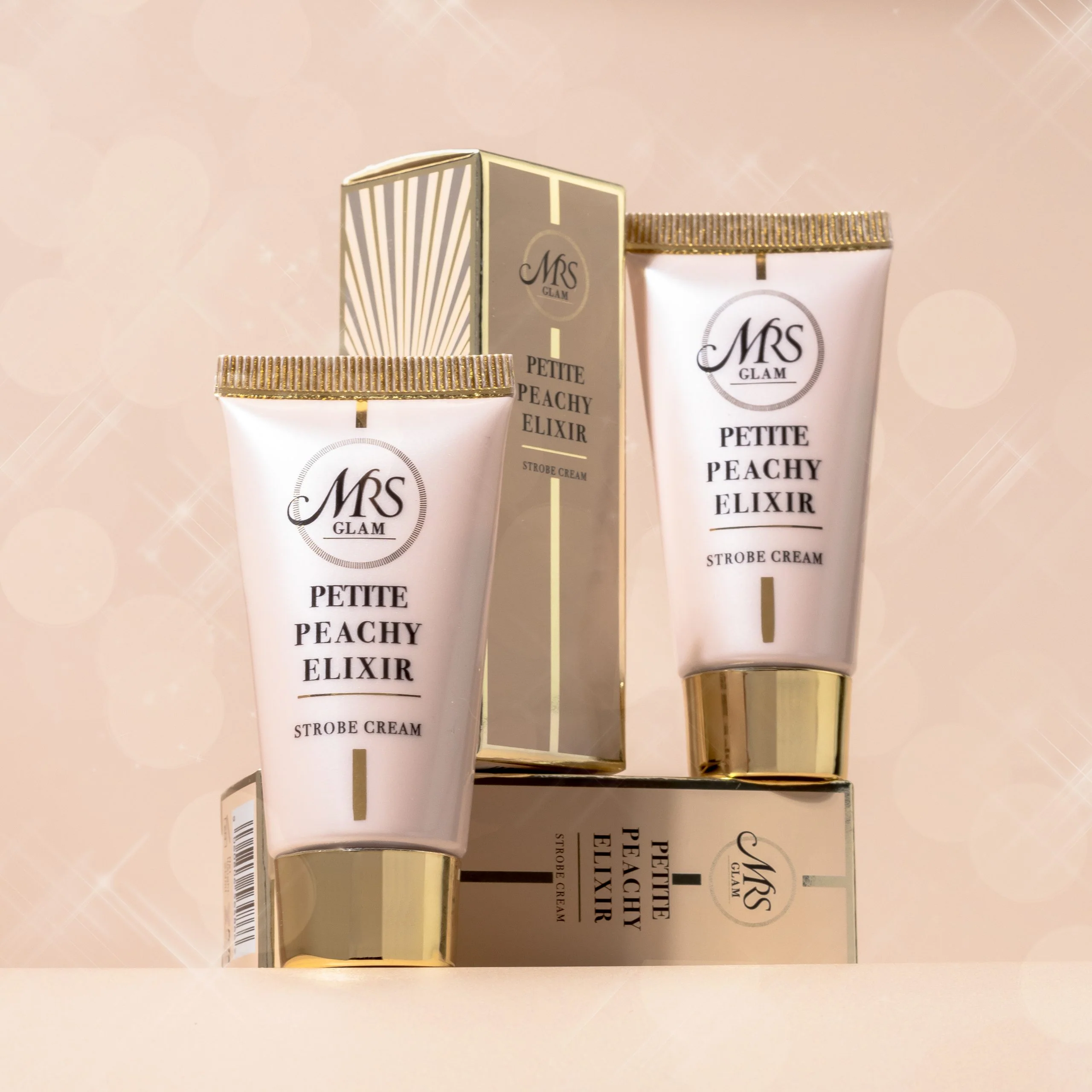 Mrs Glam - Petite Peachy Elixir Strobe Cream - Image 2