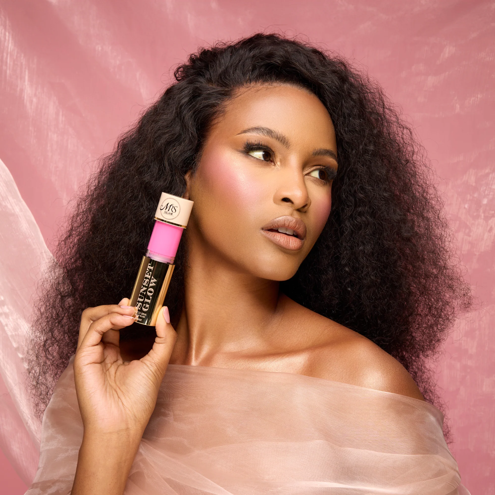 Mrs Glam - Sunset Glow Cream Blush - Image 3