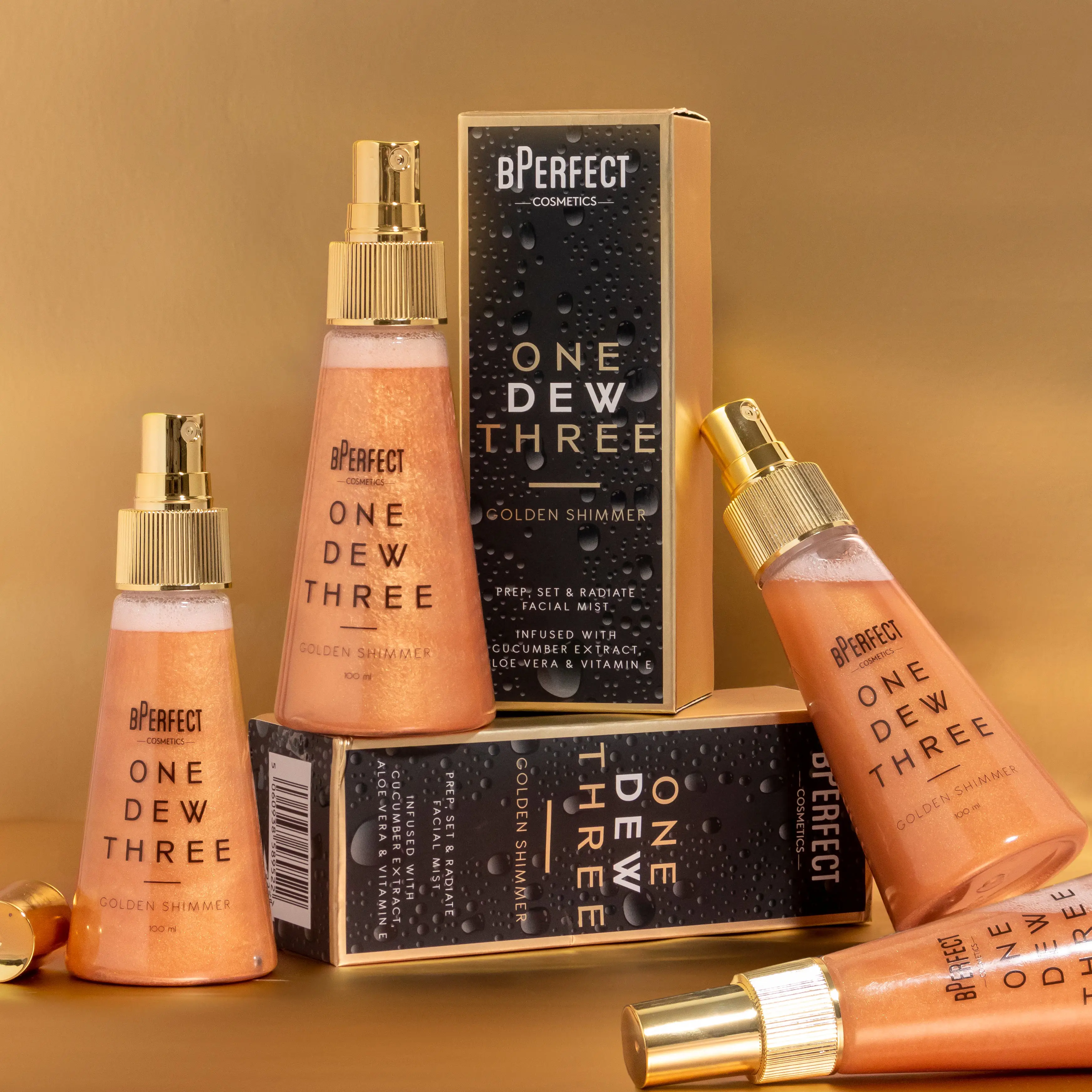 One Dew Three - Golden Shimmer Setting Spray - Image 4