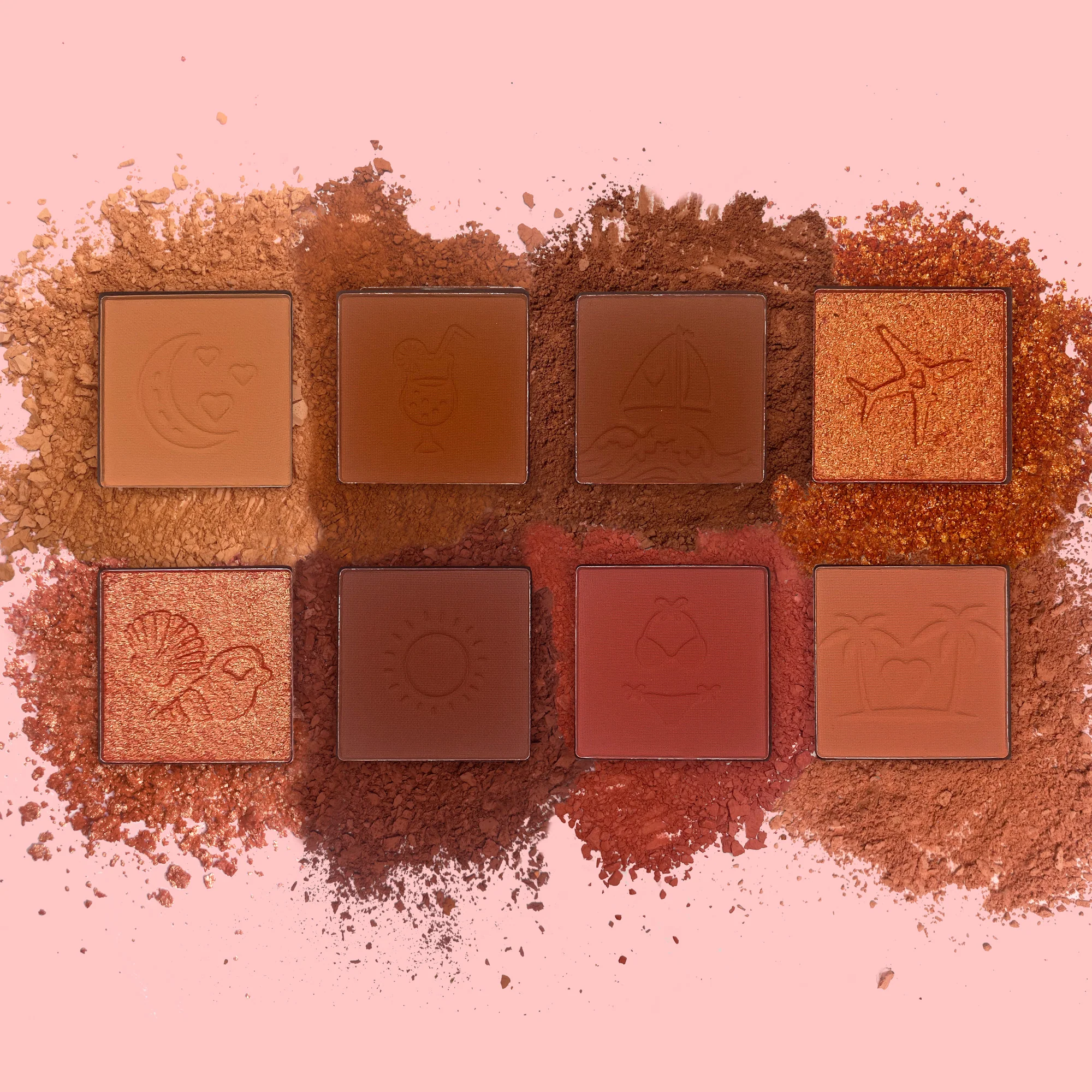 P.Louise - Love Tapes Eyeshadow Palette - Baecation - Image 3