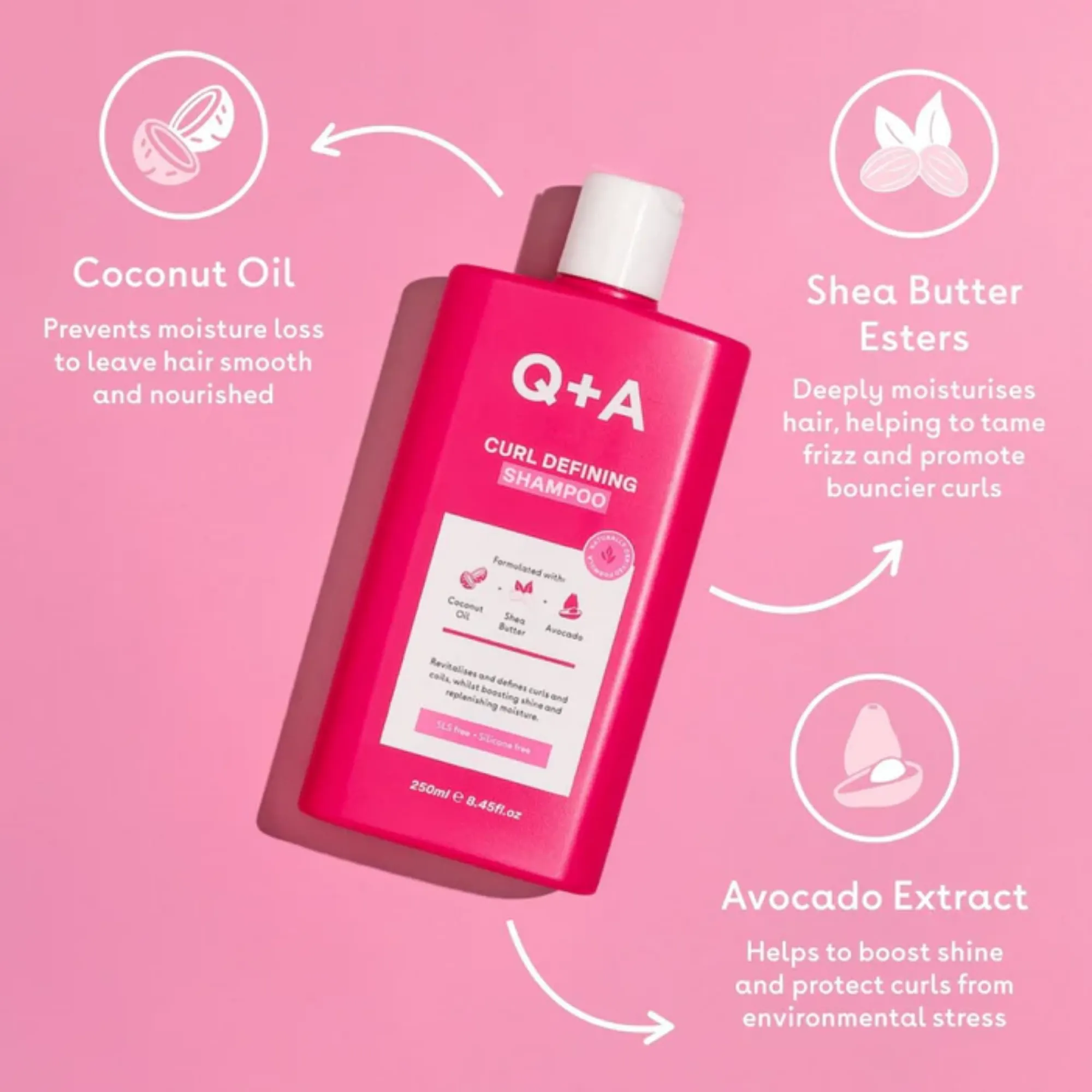 Q+A Curl Defining Shampoo - Image 3