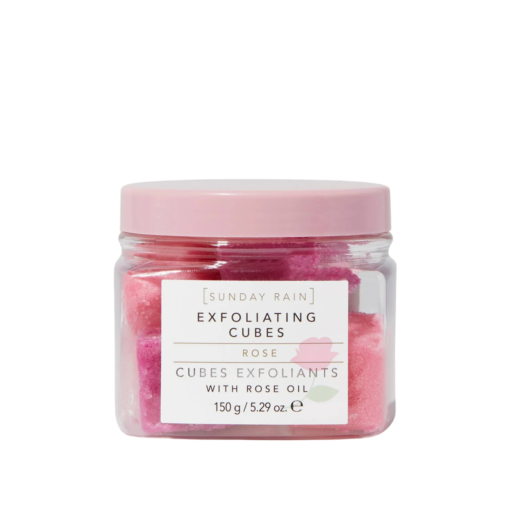 Sunday Rain - Rose Exfoliating Cubes