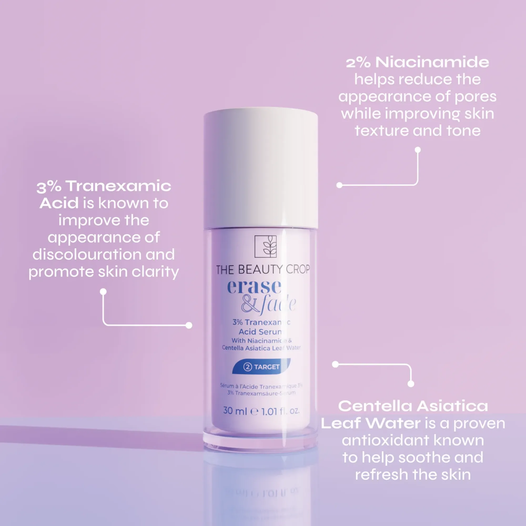 The Beauty Crop - Erase & Fade 3% Tranexamic Acid Serum - Image 2