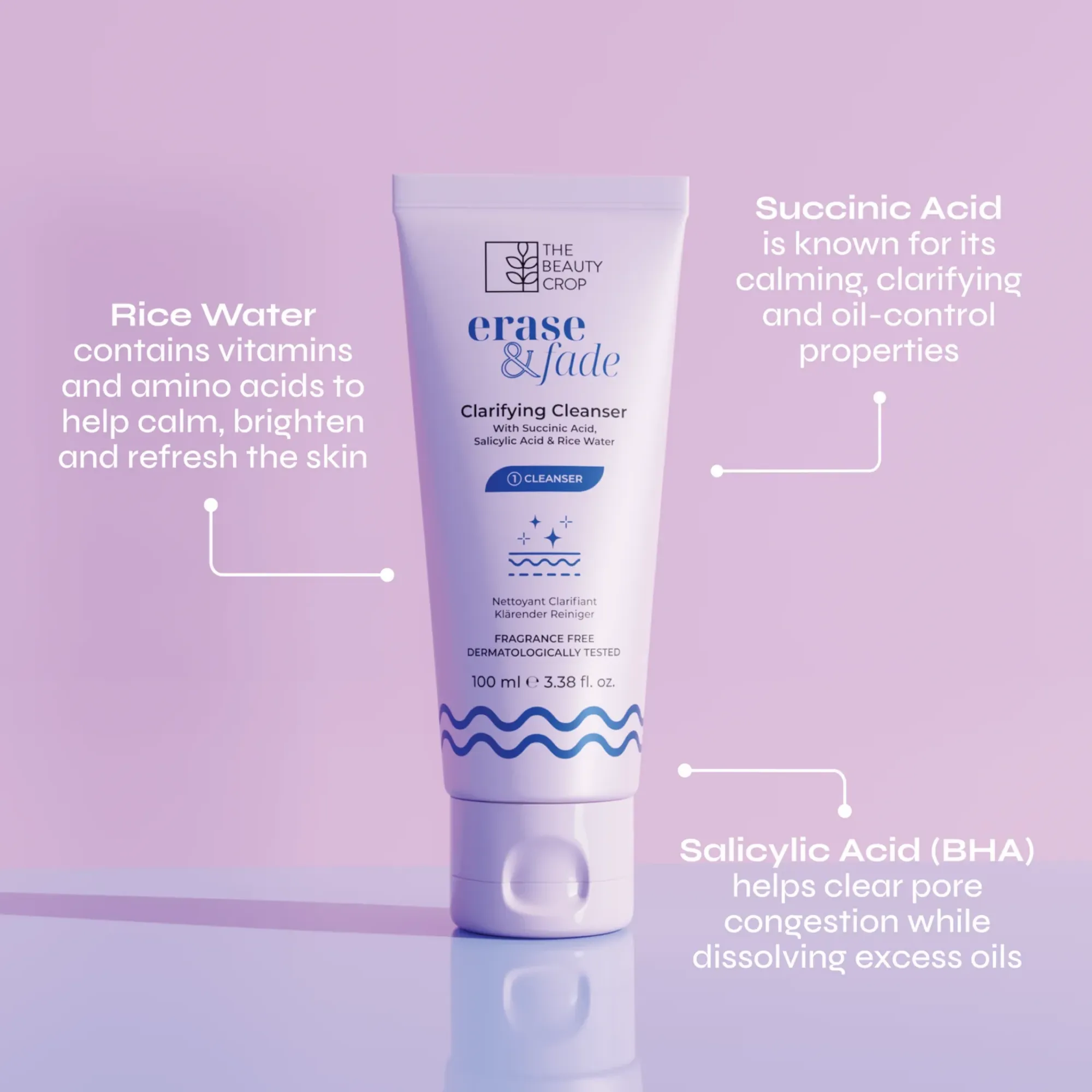 The Beauty Crop - Erase & Fade Clarifying Cleanser - Image 3