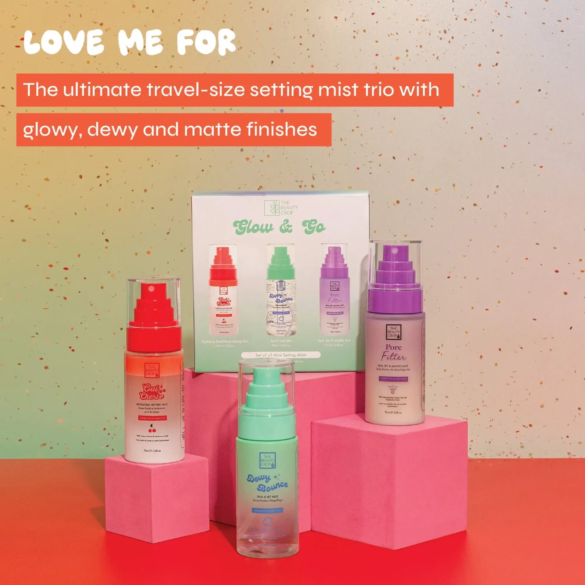 The Beauty Crop - Glow & Go Set - Mini Mist Trio - Image 3