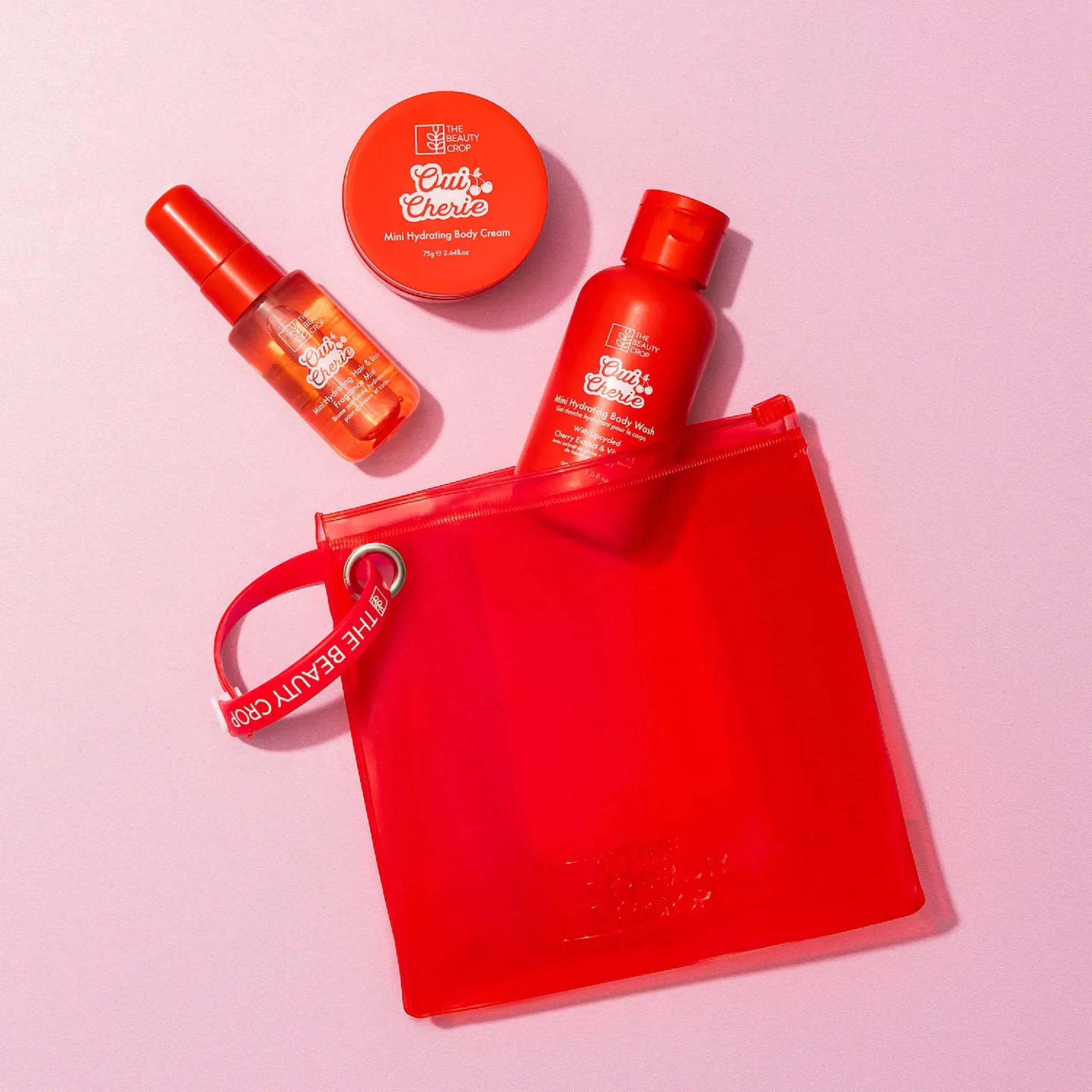 The Beauty Crop - Mini Oui Cherrie Hydrating Body & Fragrance Gift Set - Image 3