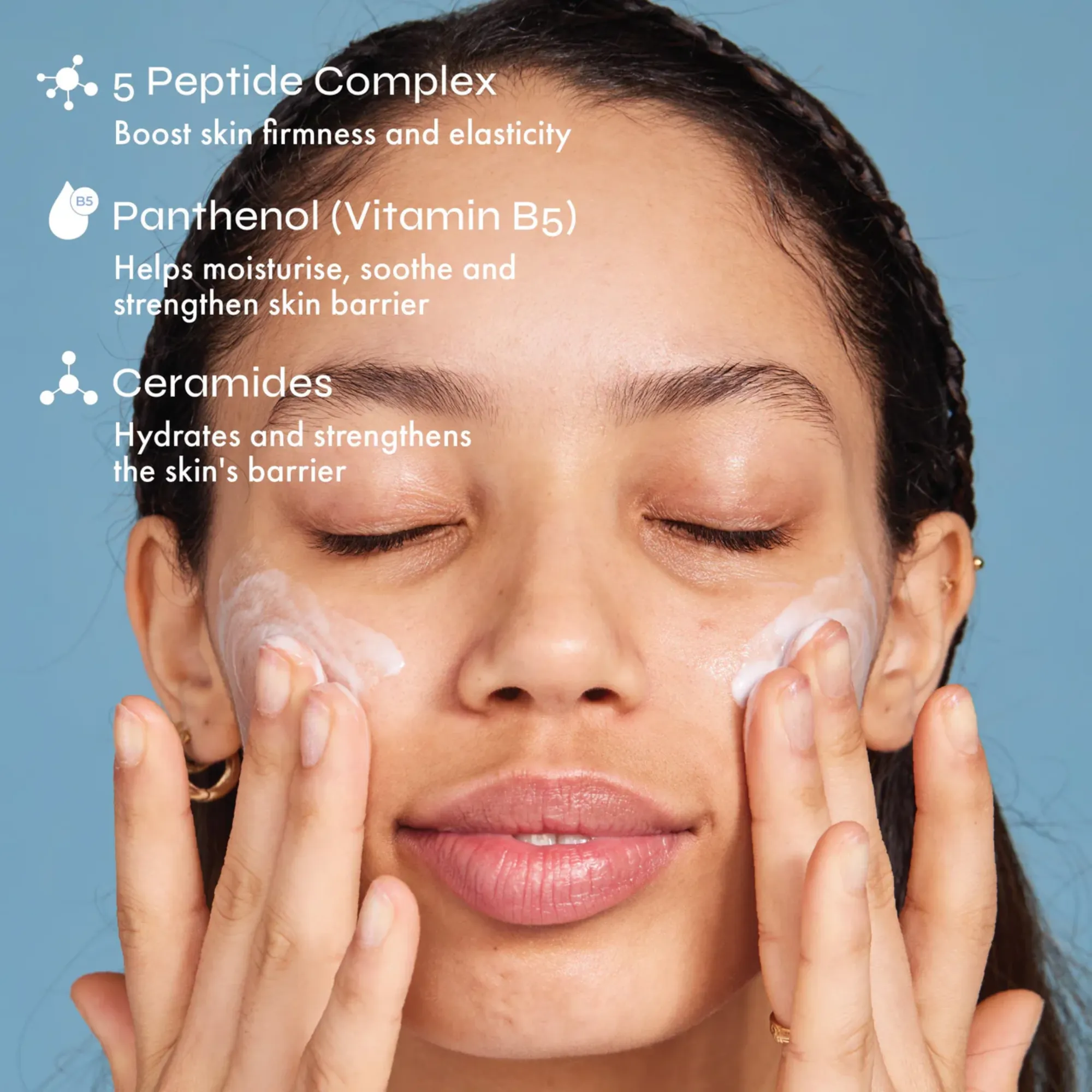 The Beauty Crop - Peptide Calm Multi-Peptide Milky Cleanser - Image 4